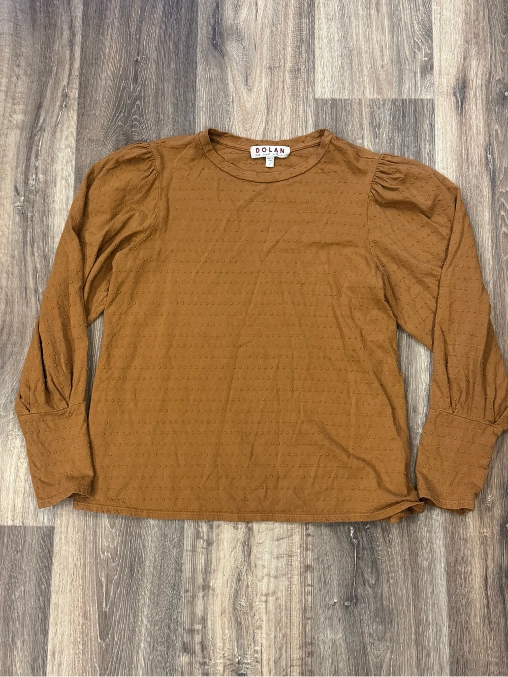 Anthropologie Dolan Dot Puff Sleeve Blouse Top Women’s Large